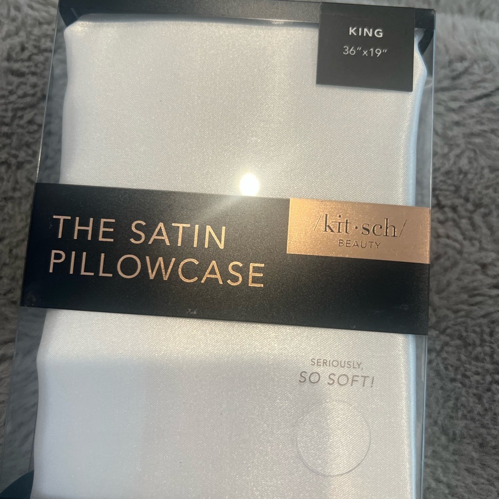 Kitsch - THE SATIN PILLOWCASE (IVORY)